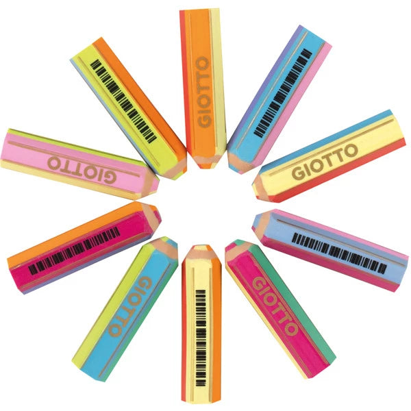 Happy Gomma 4 colori Giotto