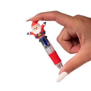 Mini penna 4 colori Babbo Natale Colourbook