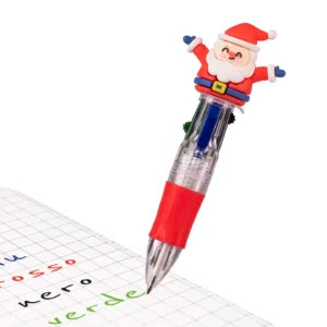 Mini penna 4 colori Babbo Natale Colourbook