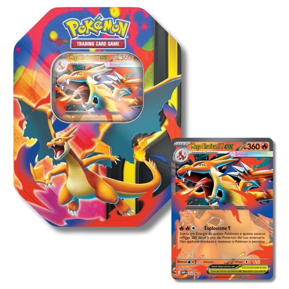 Tin da Collezione Mega Charizard Y ex Pokémon