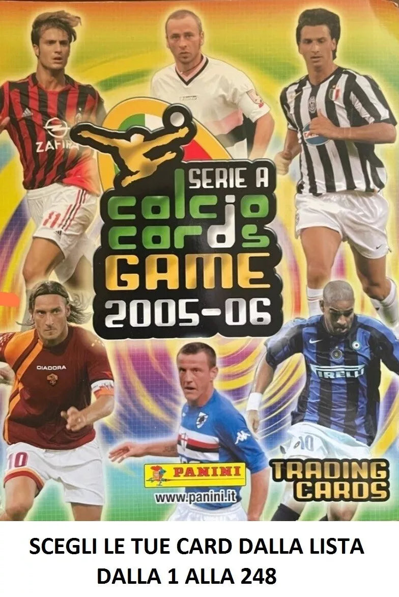 2005-06 Calcio Cards Game Bustina Sigillata Panini