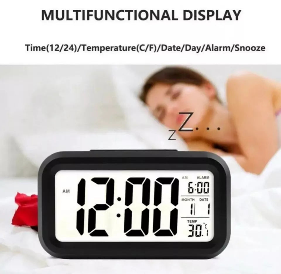 Sveglia Digitale multifunzione nero