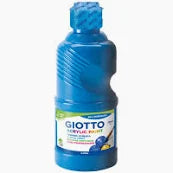 Tempera 250ml Ciano Acrilico Giotto