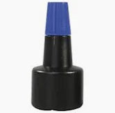 Inchiostro per Timbri Blu 30ml Lebez