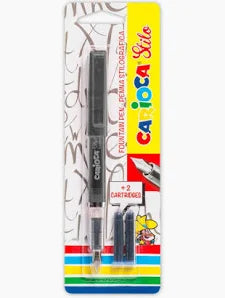 Penna Stilografica + 2 cartucce Carioca