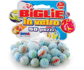 Biglie in Vetro bianche 50pz RSToys