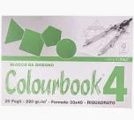 Album Blocco da Disegno A4 Ruvido5 220gr Colourbook