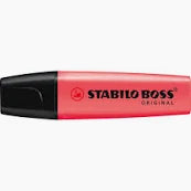 Evidenziatore Rosso 40 Stabilo Boss