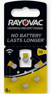 Batterie Acustiche 10 6pz Rayovac Extra