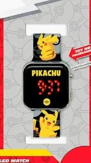 Orologio da Polso Digitale LED Pikachu Pokemon