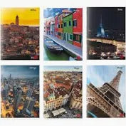 Maxi 80gr quadretti 5mm margine Città Bm