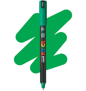 Uni Posca Verde PC1 Punta Piccola