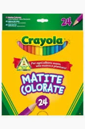 Matite Pastelli Colorati 24pz Crayola