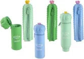 Portapenne Astuccio silicone Cactus Love verde chiaro Colourbook