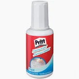 Correttore Liquido a pennello 20ml bianchetto Pritt