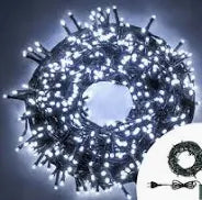 Catena Minilucciole 100 LED Bianco Freddo 5mt Lotti