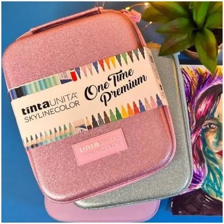 One Time Premium rosa glitter Skylinecolor Tinta Unita