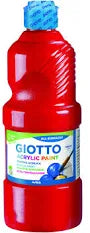 Tempera 500ml Rosso scarlatto Acrilico Giotto