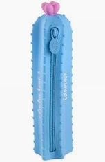 Portapenne Astuccio silicone Cactus Love azzurro Colourbook