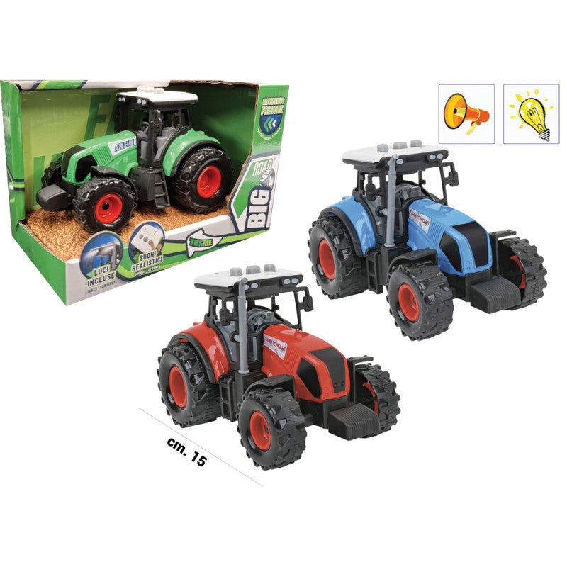 Trattore Agricolo in plastica 15cm Big Road