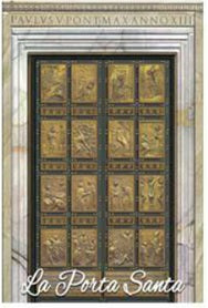 Magnete in Resina sintetica Porta Santa 5x8cm Giubileo 2025